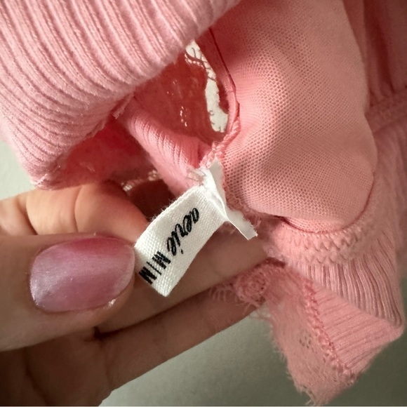 Aerie baby pink ribbed  bralette M - Picture 5 of 5